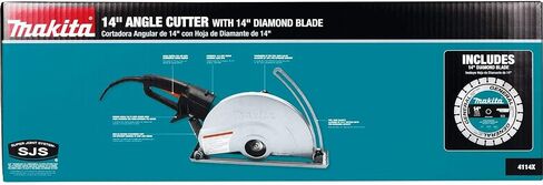 Makita 4114X 14" SJS™ Electric Angle Cutter, with 14" Diamond Blade in Saudi Arabia