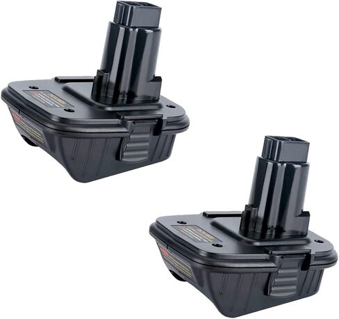 Volt1799 2-Packs 18V to 20V Adapter for Dewalt DCA1820, Compatible with Dewalt 18V Tools, Convert DCB205 to DC9096 DW9096 DC9098 in Kuwait