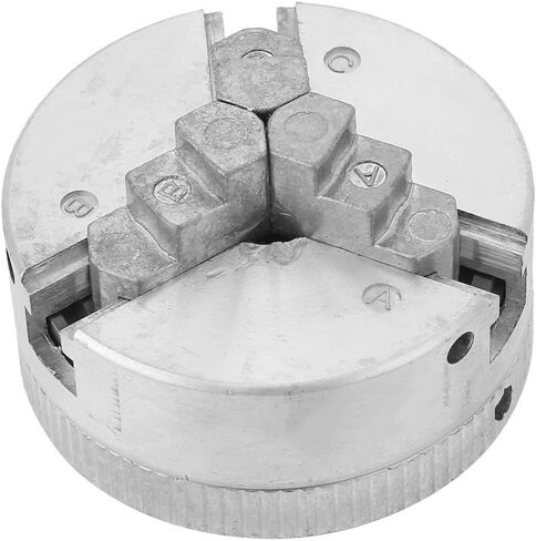 M12x1 3‑Jaw Chuck, Z011 Zinc Alloy 3‑Jaw Chuck for Mini Metal Lathe Chuck Self Centering Lathe Chuck Power Lathe Accessories in Saudi Arabia