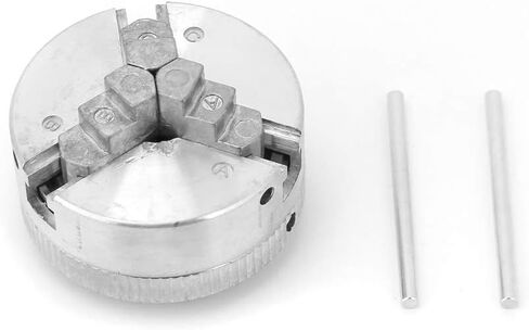 M12x1 3‑Jaw Chuck, Z011 Zinc Alloy 3‑Jaw Chuck for Mini Metal Lathe Chuck Self Centering Lathe Chuck Power Lathe Accessories in Saudi Arabia