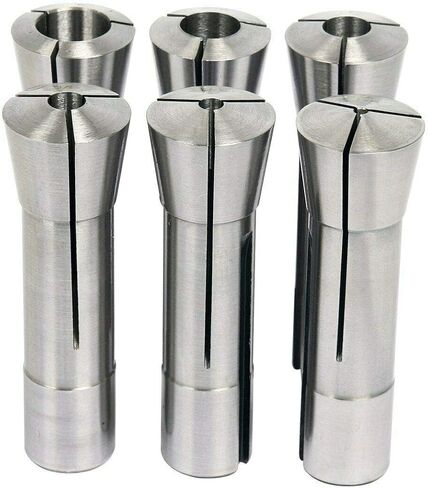8MILELAKE 6pcs 1/8-3/4 inches Precision R8 Collets Set Mill Chuck Holder Kit in Saudi Arabia