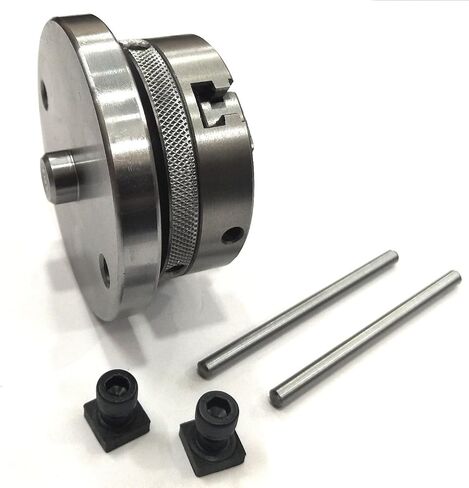65 mm- 3 Jaws Self Centering Chuck with Back Plate & T-nuts for Milling in Kuwait