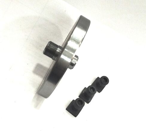 65 mm- 3 Jaws Self Centering Chuck with Back Plate & T-nuts for Milling in Kuwait