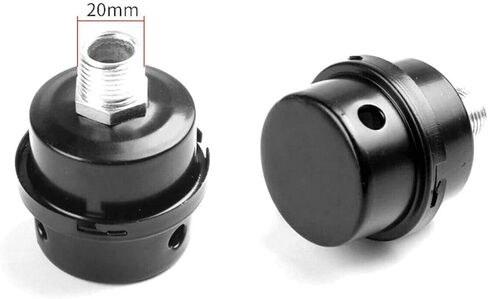 TWAITU HL018200AV Air Compressor Silencer Filter Metal Air Compressor Intake Filter Sound Muffler Silencer 20mm Thread (1/2"PT 20mm) in Saudi Arabia