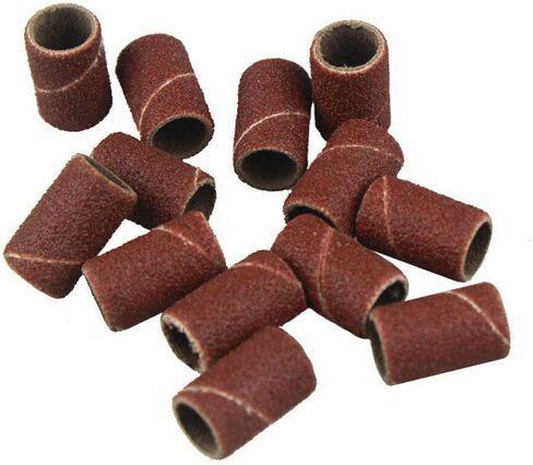 100 Pcs Drum Sanding Sleeves #400 Grit with 2 Pcs Drum Mandrels for Rotary Tools in Saudi Arabia