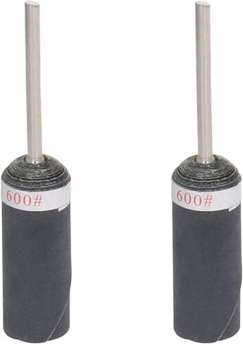 Utoolmart Sandpaper Sticks Cylinder Abrasive Polishing Grinding Mounted Point 2000 Grits 2 Pcs in Kuwait