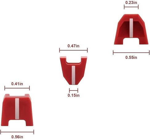 42-38-0017 No Mar Tip Kit For Milwaukee M18 2746-20 Nailer No-Mar Pad Kit, 18 Gauge Brad Nailer Tips Set Of 3 (No Mar Tip Kit（2pack）) in Saudi Arabia