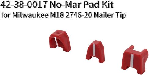 42-38-0017 No Mar Tip Kit For Milwaukee M18 2746-20 Nailer No-Mar Pad Kit, 18 Gauge Brad Nailer Tips Set Of 3 (No Mar Tip Kit（2pack）) in Saudi Arabia