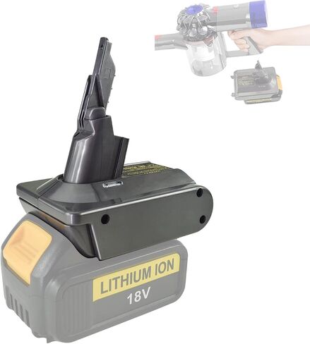 DW20V6 Battery Adapter, Converter for Dewalt Lithium 20V 60V Battery to for Dyson V6 Battery, Work for Dyson V6 Series Tool Vacuum Cleaner V6 Animal Absolute Motorhead Trigger Slim Fluffy in Saudi Arabia