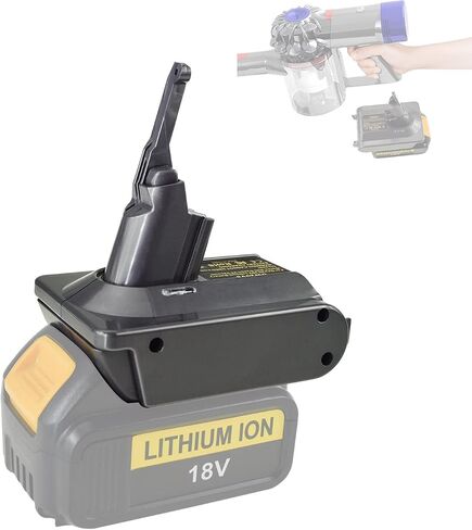 DW20V6 Battery Adapter, Converter for Dewalt Lithium 20V 60V Battery to for Dyson V6 Battery, Work for Dyson V6 Series Tool Vacuum Cleaner V6 Animal Absolute Motorhead Trigger Slim Fluffy in Saudi Arabia