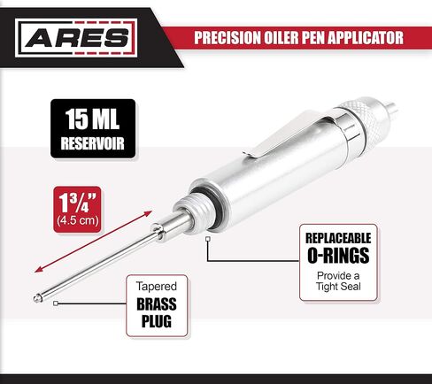 ARES 70004 - أداة وضع أقلام الزيت الدقيقة - توضع بدقة كليب وباليتول ومواد التشحيم الأخرى في الأماكن الضيقة in Saudi Arabia