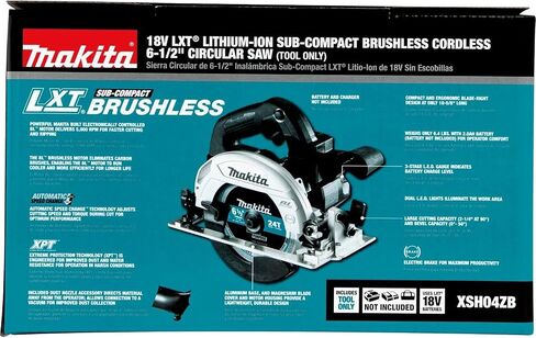 Makita XSH04ZB 18V LXT® Lithium-Ion Sub-Compact Brushless Cordless 6-1/2" Circular Saw, Tool Only in Saudi Arabia