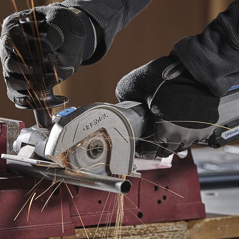 Dremel US20V-01 Compact Circular Saw Tool Kit with (1) 20V Battery, (3) Cutting Wheels & Storage Bag - 15,000 RPM - Ideal for Flush Cutting, Plunge Cutting and Surface Preparation in Saudi Arabia