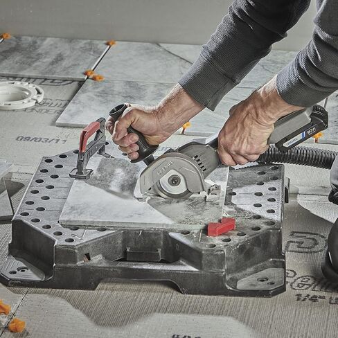 Dremel US20V-01 Compact Circular Saw Tool Kit with (1) 20V Battery, (3) Cutting Wheels & Storage Bag - 15,000 RPM - Ideal for Flush Cutting, Plunge Cutting and Surface Preparation in Saudi Arabia