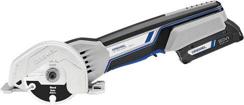 Dremel US20V-01 Compact Circular Saw Tool Kit with (1) 20V Battery, (3) Cutting Wheels & Storage Bag - 15,000 RPM - Ideal for Flush Cutting, Plunge Cutting and Surface Preparation in Saudi Arabia