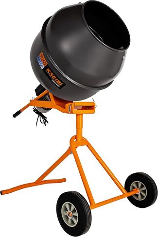 KSEIBI 5 Cu. ft Portable Cement Mixer Machine, 3/4 HP Copper Motor for Mortar, Mud, Concrete Mixer With Stand and Wheels (KCM 55-140 LP) in Saudi Arabia