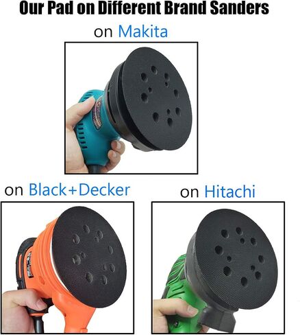 5 Inch 8 hole Hook and Loop Sander Pad for Porter Cable 343,343K,343VS,343VSK, 390K, 382, 27708, 27707, 25708, Random Orbit Sanders in Saudi Arabia