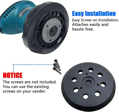 5 Inch 8 hole Hook and Loop Sander Pad for Porter Cable 343,343K,343VS,343VSK, 390K, 382, 27708, 27707, 25708, Random Orbit Sanders in Saudi Arabia