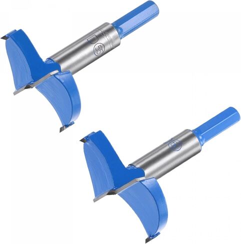 uxcell Tungsten Carbide Forstner Drill Bit Set 55mm 60mm, Woodworking Wood Hole Opener Hinge Hole Drilling Boring Bit Cutter in Saudi Arabia