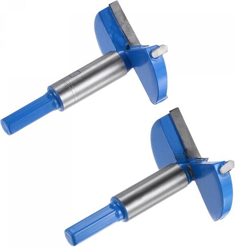 uxcell Tungsten Carbide Forstner Drill Bit Set 55mm 60mm, Woodworking Wood Hole Opener Hinge Hole Drilling Boring Bit Cutter in Saudi Arabia