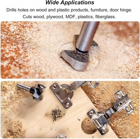 uxcell Tungsten Carbide Forstner Drill Bit Set 55mm 60mm, Woodworking Wood Hole Opener Hinge Hole Drilling Boring Bit Cutter in Saudi Arabia