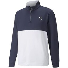 PUMA GOLF Men's Gamer Colorblock 1/4 Zip