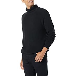 Amazon Essentials Men's 100% Cotton Rib Knit Turtleneck Sweater