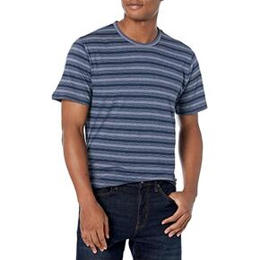 Vince Men's Feeder Stripe S/S Crew in Saudi Arabia
