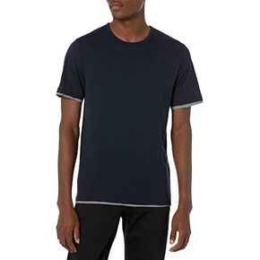 Vince Men's Dbl Layer Stripe S/S