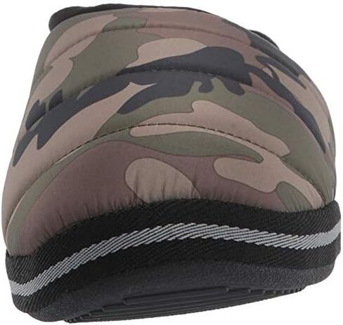 Weatherproof Men's Nylon Puffer Camping Slipper Indoor/Outdoor House Shoe with Collapsible Back in Saudi Arabia
