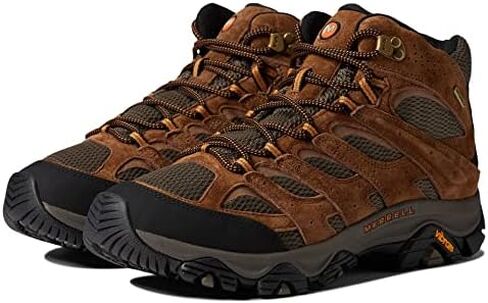 حذاء Merrell الرجالي Moab 3 Mid المقاوم للماء للمشي لمسافات طويلة in Kuwait