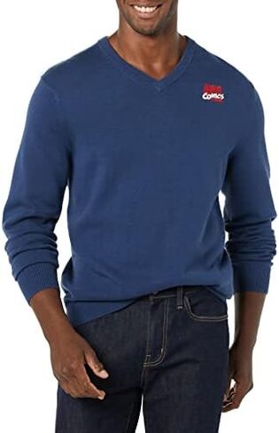 Amazon Essentials Disney | Marvel | Star Wars Men's V-Neck Sweaters in Saudi Arabia