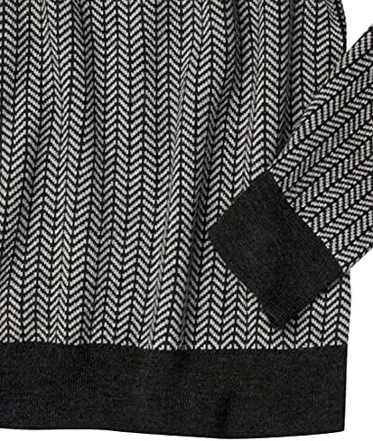 Goodthreads Men's Lightweight Merino Wool/Acrylic Crewneck Herrinbone Sweater in Saudi Arabia