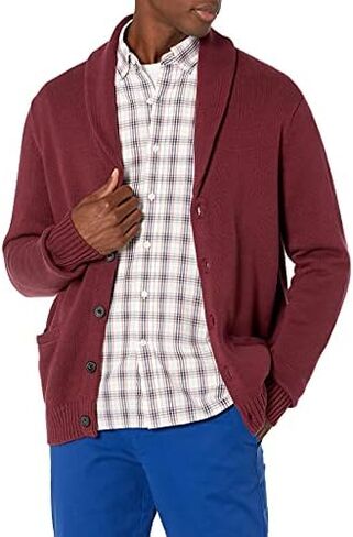 Goodthreads Men's Standard Soft Cotton Shawl Cardigan in Saudi Arabia