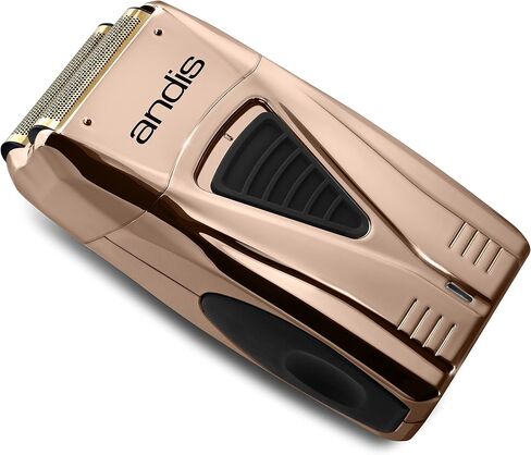 Andis 17220 Pro Foil Lithium Plus Titanium Foil Shaver, Cord/Cordless - Professional Turbocharged Foil Cordless Men’s Shaver with USB Charger - Copper in Saudi Arabia