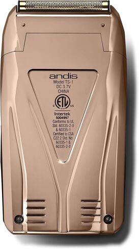 Andis 17220 Pro Foil Lithium Plus Titanium Foil Shaver, Cord/Cordless - Professional Turbocharged Foil Cordless Men’s Shaver with USB Charger - Copper in Saudi Arabia