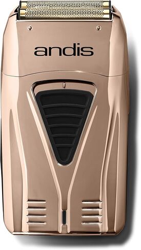 Andis 17220 Pro Foil Lithium Plus Titanium Foil Shaver, Cord/Cordless - Professional Turbocharged Foil Cordless Men’s Shaver with USB Charger - Copper in Saudi Arabia