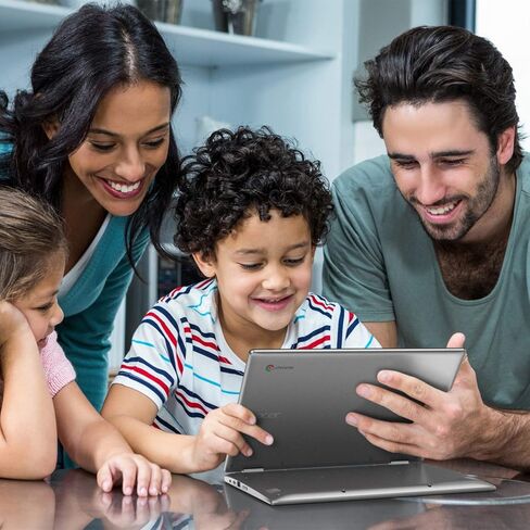 ايسر لابتوب كروم بوك سبين 311 قابل للتحويل، انتل سيليرون N4020، شاشة لمس HD 11.6 انش، LPDDR4 4GB، اي ام ام سي 32GB، جيجابت واي فاي 5، بلوتوث 5.0، جوجل كروم، CP311-2H-C679 in Saudi Arabia