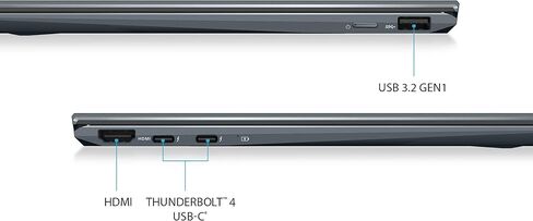 ASUS ZenBook Flip 13 OLED Ultra Slim 2 في 1 كمبيوتر محمول 13.3 بوصة OLED FHD تعمل باللمس، Intel Evo Platform Core i7-1165G7، Windows 11، Pine Gray مع Microsoft 365 Family | اشتراك لمدة 15 شهرًا | تنزيل الكمبيوتر الشخصي in Kuwait