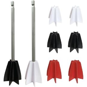 YeeBeny 6 Pcs Epoxy Mixer Attachment for Drill, 6 Reusable Multipurpose Bidirectional Paint Stirrer, Helix Mixer for Resin, Silicone Gallon Mixing Tools, Paint Mixer for Drill(6 paddles and 2 sticks） in Saudi Arabia