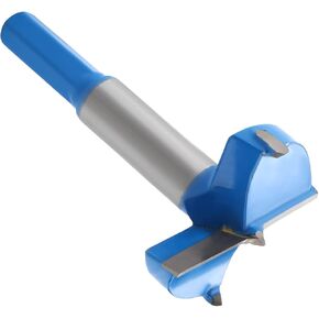 Auniwaig Forstner Drill Bits, 85mm Dia Wood Hole Saw, Auger Opener Cemented Carbide, 80mm Length Woodworking Hinge Hole Drilling Boring Bit Cutter, Hex Shank, Blue, 1 Pcs in Kuwait