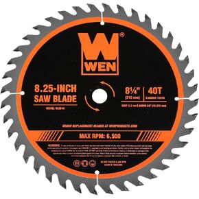 WEN BL0840 8.25-Inch 40-Tooth Carbide-Tipped Circular Saw Blade in Saudi Arabia