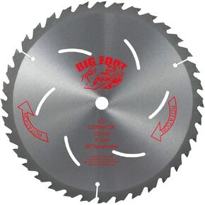 أدوات القدم الكبيرة 10-1/4 بوصة شفرة طرف كربيد 36 سنًا (BL-102536T)