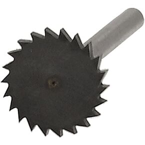 Aexit 31/64" x Rotary Tool Accessories 1/15" Cutting Toothed Round Head Hard Alloy Blades Rotary File in Saudi Arabia