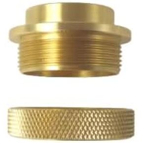 Taytools 1-3/16 Inch Low Profile Solid Brass PC-Style Router Template Guide Bushings Sets and Lock Nuts (1" OD, 7/8" ID)