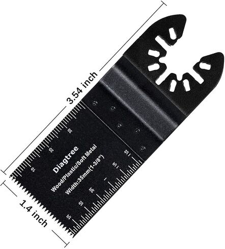 Diagtree 50 Pcs Wood Universal Quick Release Oscillating Saw Blades (50 Pack) in Saudi Arabia