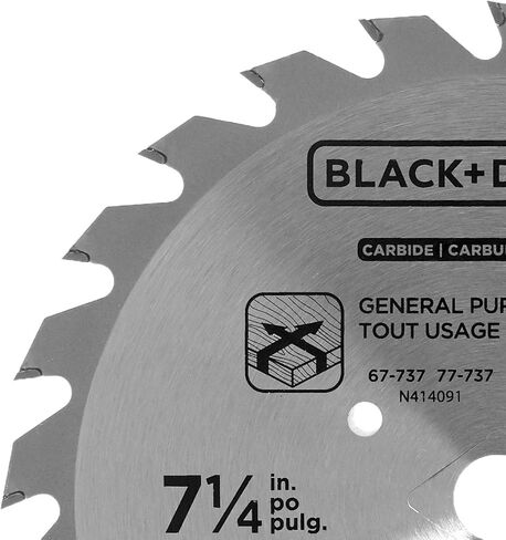 B&D 7-1/4 Bulk PIRANHA® 24T Saw Blade in Saudi Arabia