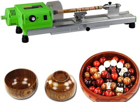 Mini Wood Lathe Benchtop MICRO Woodturning Lathe Grinding Polishing Beads Drill Rotary Tool Set Variable Speed (Standard) in Saudi Arabia