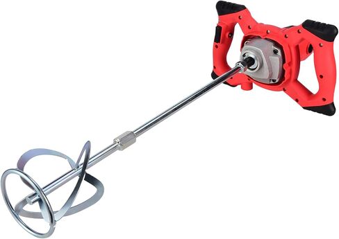 Handheld Concrete Cement Mixer 2100W Electric Mortar Mud Plaster Grout Paint Stirrer for Drill 6 Speed Adjustable Concrete Mix Stirring Tool AC 110V in Saudi Arabia