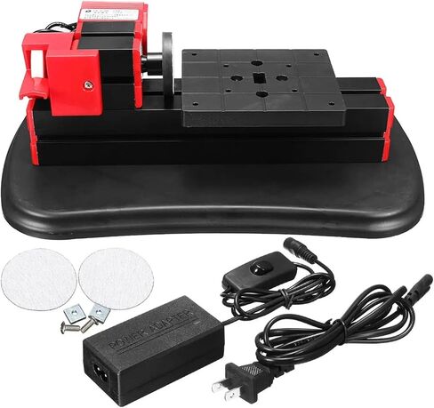 yesQMI Motorized DIY Metal Lathe Milling Machine Woodworking Modelmaking Grinder 12V 36W in Saudi Arabia